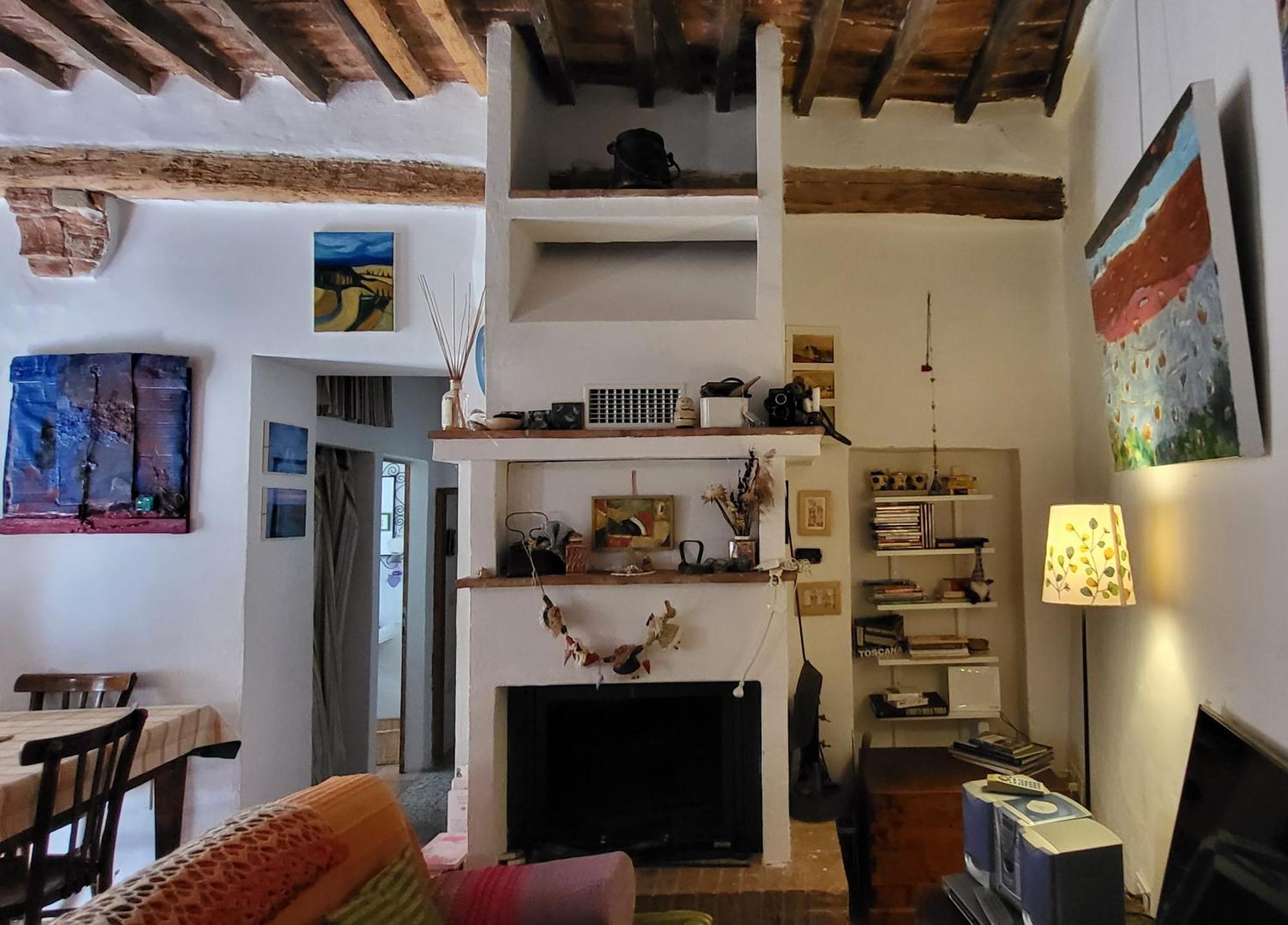 La Casa Di Dina Lejlighed Castelmuzio Eksteriør billede